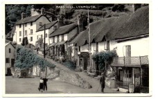 `Mars Hill, Lynmouth` - Postally Used - 1960 Postmark - E.T.W Dennis & Sons Ltd Postcard