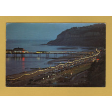 `The Esplanade, Shanklin, I.W At Night.` - Postally Used - Freshwater 25th August 1971 Isle of Wight Postmark - W.J.Nigh & Sons Ltd Postcard.