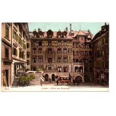 `Luzern - Hotel des Balances` - Postally Unused - Unknown Producer