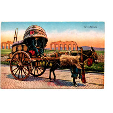  `Carro Romano` - Postally Unused Although There Is A Message To The Rear - Cesare Capello Milano Postcard.