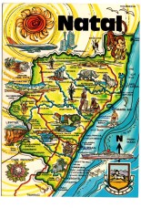 `Natal - The Garden Province` - Postally Used - 1975 Postmark - Art Publishers (PTY) Postcard