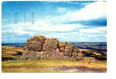 `Hay Tor, Devon` - Postally Used - 1982 Postmark - J.Arthur Dixon Ltd Postcard