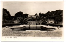 `St Donat`s, Swimming Pool` - Postally Unused - National Magazine Co. Ltd Postcard