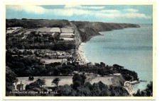 `Sidmouth From Peak Hill` - Postally Unused - E.T.W Dennis & Sons Ltd Postcard.