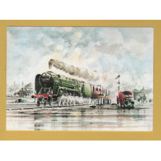 `Last Steam Loco Built In Swindon Works - Evening Star` - Postally Unused - Post Office Picture Postcard