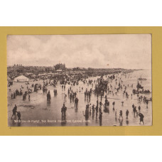 `Weston-S-Mare, The Beach From The Grand Pier.` - Postally Used - 12th October 1911 Newport Mon Postmark - Producer Unknown