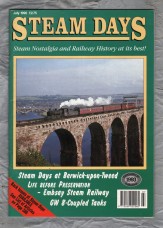 Steam Days - No.83 - July 1996 - `Great Western Eight-Coupled Tanks` - Redgauntlet Publication