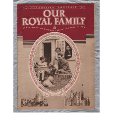 Weldon Ladies Journal Supplement - No.694 - 1937 - `Coronation Souvenir - Our Royal Family` - Published by Weldons Ltd