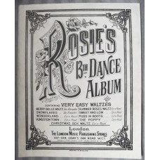 `Rosie`s 13th Dance Album` - Ida Hampton and Ezra Read - c1907 - Published by The London Music Publishing Stores, London
