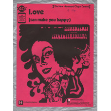 `LOVE (Can Make You Happy)` - New Hammond Organ Course - No.40 - 1968 - Published by Learning Unlimited