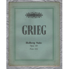 `Holberg Suite - Opus 40` - by Edvard Grieg - Piano Solo - Published by Novello and Company Ltd, London