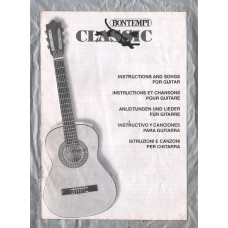 Bontempi - Classic - `Instructions and Songs For Guitar` - Booklet - Bontempi Publication