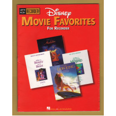 `Disney`s MOVIE FAVOURITES For Recorder` - 1995 - Published by Hal Leonard Corporation