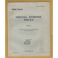 `Special Purpose Pieces` by Renie Stoym - For the Pianoforte - Book 4 - Grafton Edition No.64 - 1957 - Published by Freeman & Co.