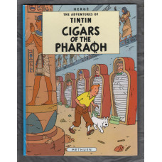 `The Adventures of Tin Tin - Cigars of the Pharaoh` - by Herges - c1996 - Hardcover - Published by Methuen