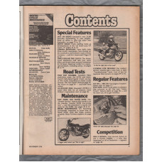 Motor Cycle Mechanics - Vol.23 No.2 - November 1978 - `MCM Road Test-Yamaha XS750` - Published by Emap Metro