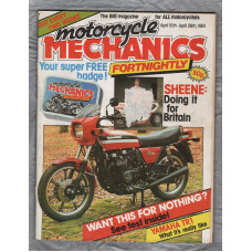 Motorcycle Mechanics - April 15th-28th 1981 - `Sheene: `I want to restore our pride`` - Published by Emap Metro