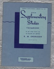 `Rubank Supplementary Studies - Trombone` - R.M.Endresen - Published by Rubank.Inc