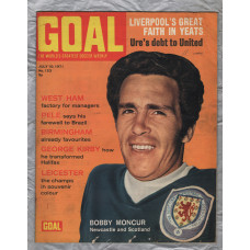 GOAL - Issue No.153 - July 10th 1971 - `Ure`s Debt To United` - Published by Longacre Press (IPC)