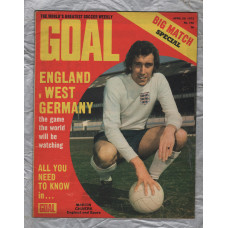 GOAL - Issue No.192 - April 29th 1972 - `England v West Germany...` - Published by Longacre Press (IPC)