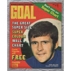 GOAL - Issue No.206 - August 5th 1972 - `Sir Matt Tops The Poll` - Published by Longacre Press (IPC)