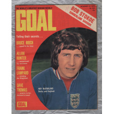 GOAL - Issue No.224 - December 16th 1972 - `Frank Lampard...Aiming For England` - Published by Longacre Press (IPC)