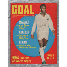 GOAL - Issue No.61 - October 4th 1969 - `Mackay....Were Spurs Right or Wrong?` - Published by Longacre Press (IPC)