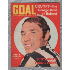 GOAL - Issue No.75 - January 10th 1970 - `Cruyff-The George Best of Holland` - Published by Longacre Press (IPC)