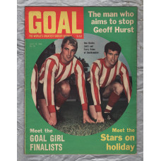 GOAL - Issue No.50 - July 19th 1969 - `The Man Who Aims To Stop Geoff Hurst` - Published by Longacre Press (IPC)