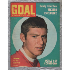 GOAL - Issue No.93 - May 16th 1970 - `World Cup Countdown` - Published by Longacre Press (IPC)