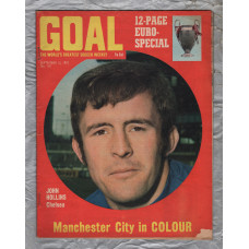 GOAL - Issue No.110 - September 12th 1970 - `12-Page Euro-Special` - Published by Longacre Press (IPC)