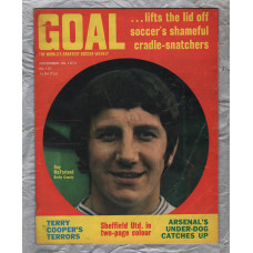 GOAL - Issue No.121 - November 28th 1970 - `Terry Cooper`s Terrors` - Published by Longacre Press (IPC)