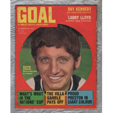 GOAL - Issue No.125 - December 26th 1970 - `Larry Lloyd, Another Jack Charlton` - Published by Longacre Press (IPC)
