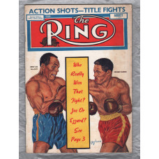 `The Ring` - August 1952 - Vol.31 No.7 - U.K Edition - `Jersey Joe Walcott-Ezzard Charles` - Published by The Ring, Inc.      