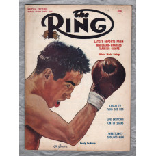 `The Ring` - June 1954 - Vol.33 No.5 - U.K Edition - `Marciano-Charles Training Camps` - Published by The Ring, Inc.    