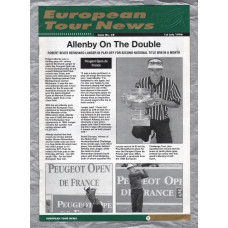 European Tour News - No.25 - July 1st 1996 - `Allenby On The Double` - Published by PGA European tour