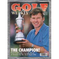 Golf Weekly - Vol.4 No.29 - July 22-29th 1992 - `The Champion` - New York Times Publication