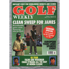 Golf Weekly - Vol.7 No.10 - March 16-22nd 1995 - `Clean Sweep For James` - New York Times Publication