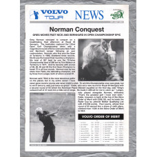 Volvo Tour News - July 19th 1993 - `Norman Conquest` - Published by PGA European Tour