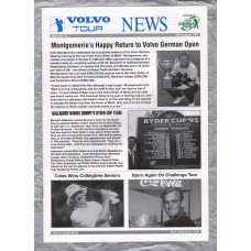 Volvo Tour News - No.33 - August 29th 1995 - `Montgomerie`s Happy Return To Volvo German Open` - Published by PGA European Tour