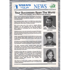 Volvo Tour News - No.43 - November 6th 1995 - `Tour Successes Span The World` - Published by PGA European Tour