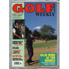 Golf Weekly - Vol.2 Issue 45 - November 15-21 1990 - `Ollie Wins At The Double` - New York Times Publication