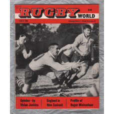 Rugby World - Vol.3 No.7 - July 1963 - `"Bonzo" Johns-tough as Cornish granite by Michael Williams` - Charles Buchanan Publications Limited