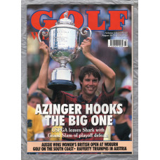 Golf Weekly - Vol.5 No.32 - August 20-25th 1993 - `Azinger Hooks The Big One` - New York Times Publication