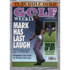 Golf Weekly - Vol.6 Issue No.25 - June 30th-6th July 1994 - `Mark Has Last Laugh` - New York Times Publication