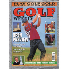 Golf Weekly - Vol.6 Issue No.26 - 7-13th July 1994 - `Open Preview` - New York Times Publication