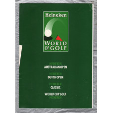 Heineken - World Of Golf - Advertising Folder - For 1993 Season