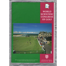 `World Scientific Congress of Golf` - University of St Andrews - Scotland July 20th - 24th 1998