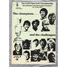 The 112th Open Golf Championship 14th-17th July 1983 - Press Bulletins from 12th July - Issued by the Press Officer