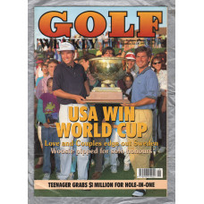 Golf Weekly - Vol.4 No.45 - November 12-18th 1992 - `USA Win World Cup` - New York Times Publication